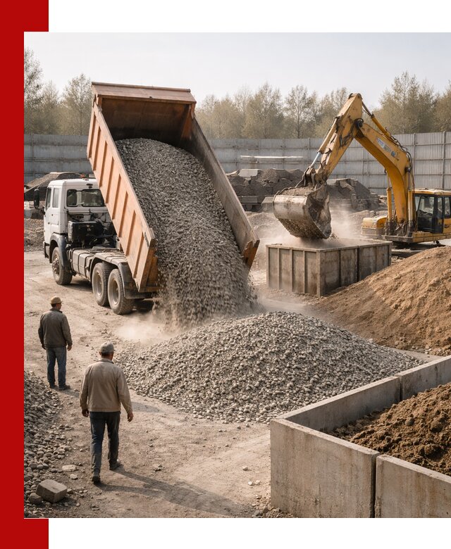 Доставка нерудных материалов с погрузкой и разгрузкой в Иваново