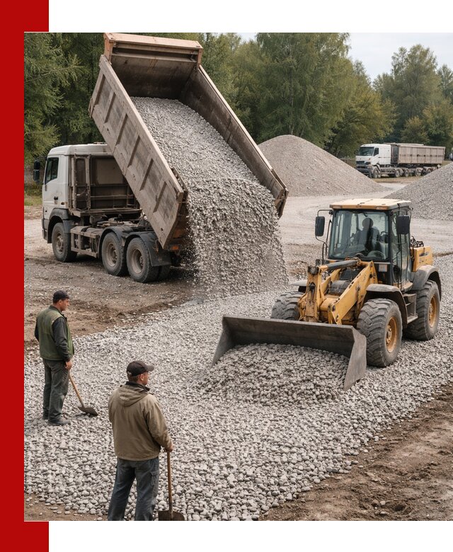 Купить гравийный щебень фракция 20-40 в Иваново с доставкой