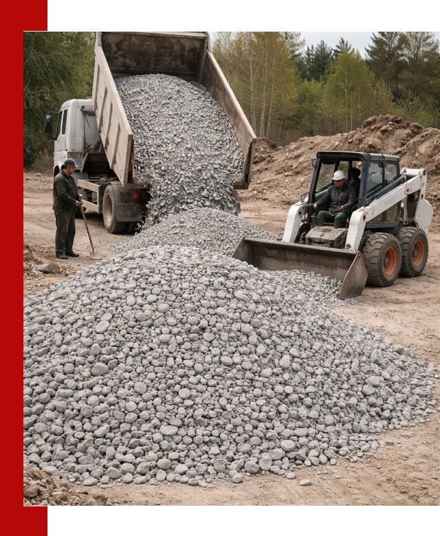 Доставка доломитового щебня в Иваново напрямую от карьера