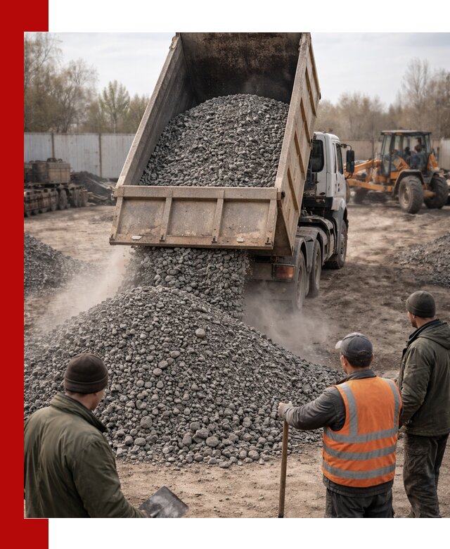 Доставка шлакового щебня в удобные сроки по выгодной цене в Иваново