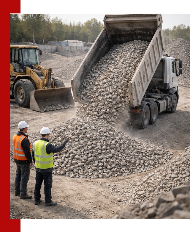 Вторичный щебень фракция 40–70 доставка в Иваново