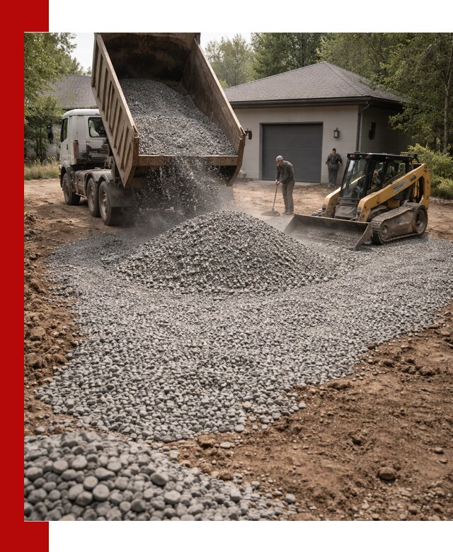 Щебень для парковки в Иваново: доставка и укладка качественного материала