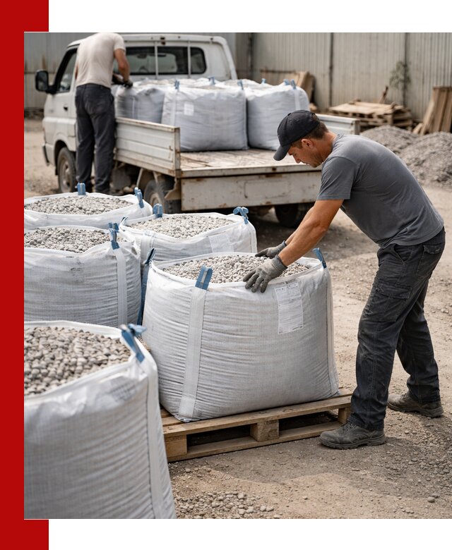 Доставка щебня в мешках по выгодным ценам в Иваново