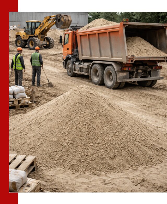 Доставка и продажа мытого речного песка в Иваново