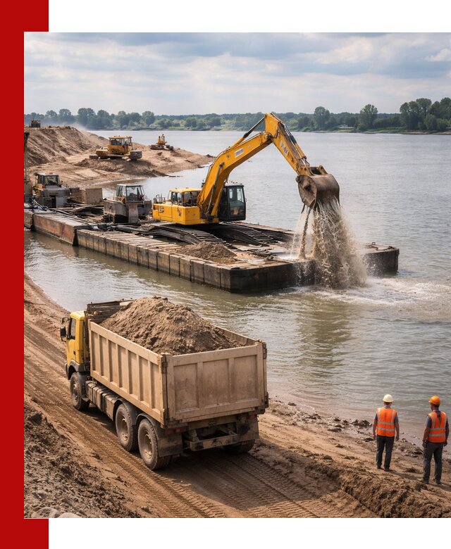 Намывной песок с доставкой в Иваново оптом и в розницу