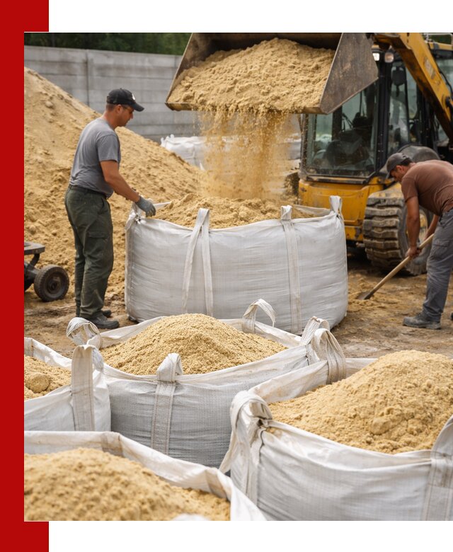 Поставка качественного песка для кладки в Иваново