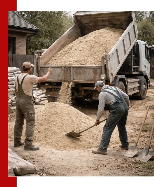 Песок для штукатурки с доставкой в Иваново качественный и чистый