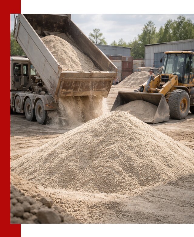 Кварцевый песок с доставкой в Иваново для строительных работ