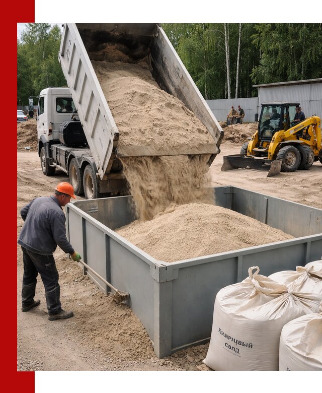 Кварцевый песок для фильтра в Иваново — доставка и качество