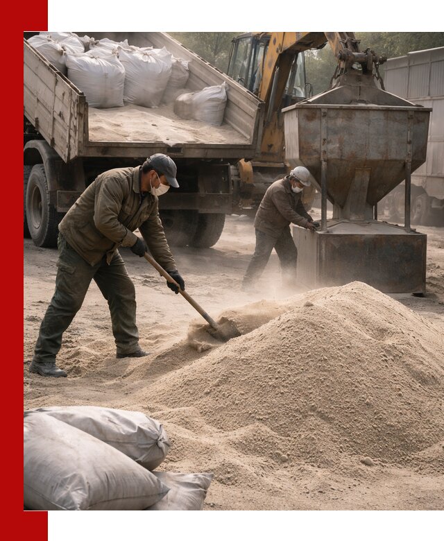 Кварцевый песок для пескоструя в Иваново — доставка и качество