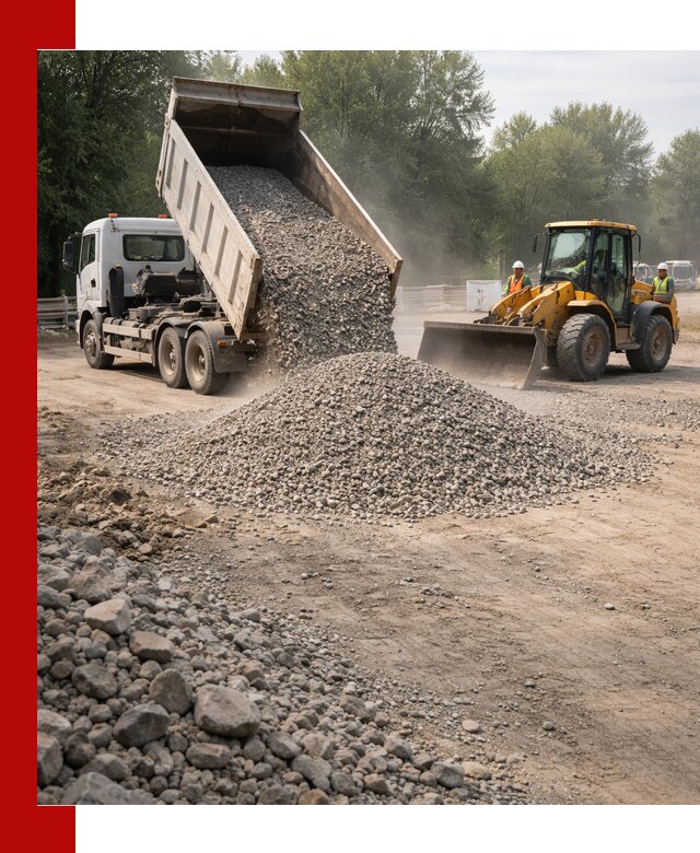 Гравий фракция 5–20 доставка в Иваново оптом и в розницу