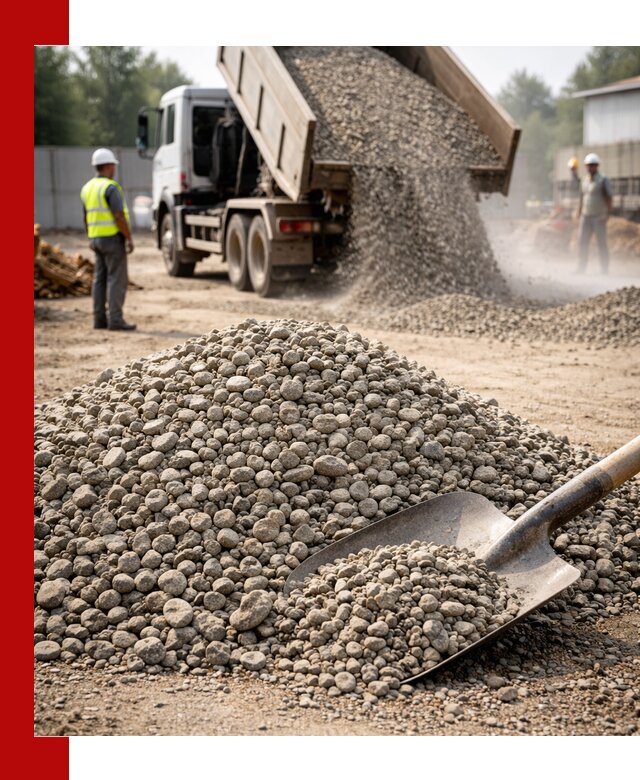 Доставка гравия фракции 20-40 в Иваново с самосвалами