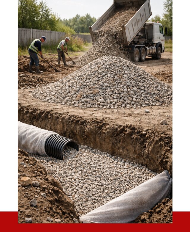 Гравий для дренажа в Иваново от 2273 р., доставка ПРОНЕРУДВнв