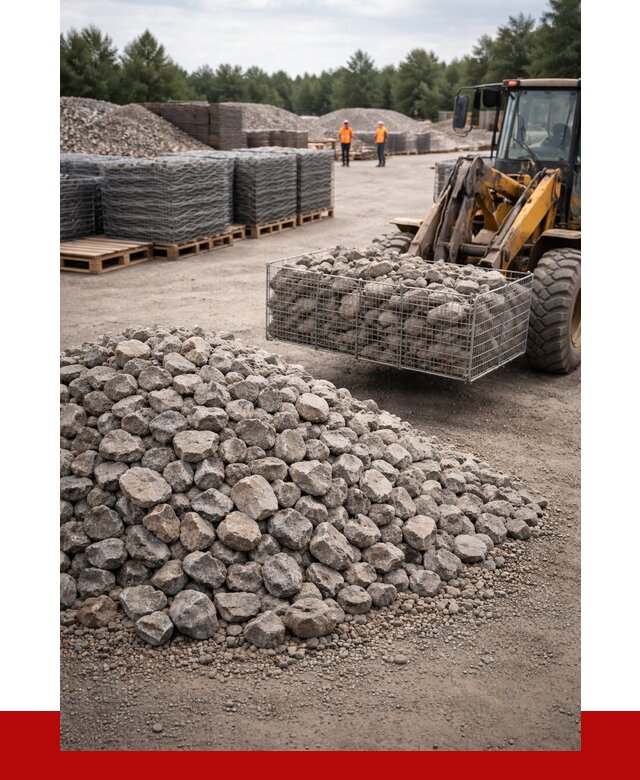 Камень для габионов фракция 70-150 в Иваново от 4339 р. | ПРОНЕРУДВнв