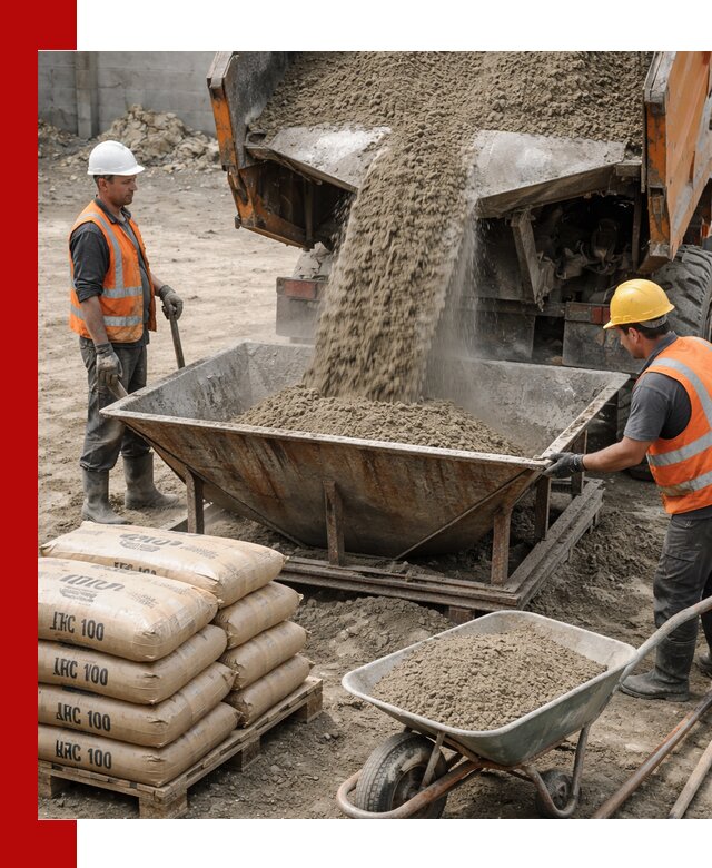 Доставка цементно-песчаной смеси М100 в Иваново