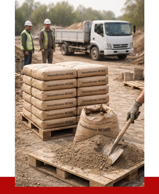 Пескобетон М300 в Иваново с доставкой от 4804 р. за куб | ПРОНЕРУДВнв