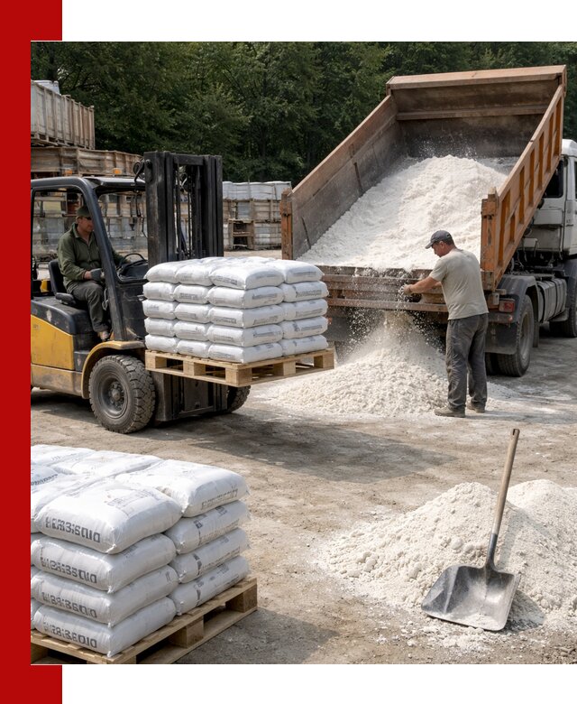 Доставка строительной извести оптом и в розницу в Иваново