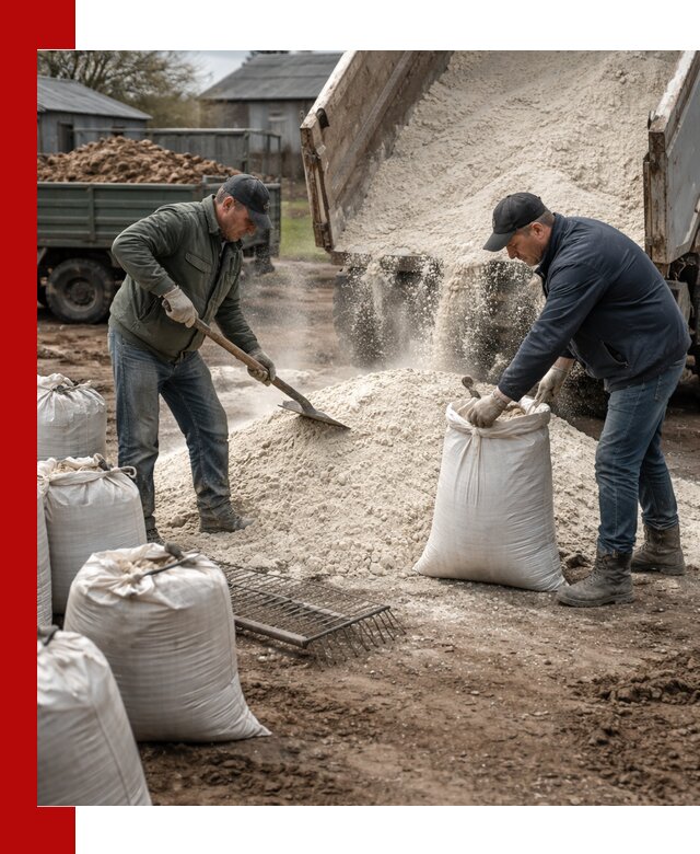 Доставка извести пушонки в Иваново оптом и мелким оптом