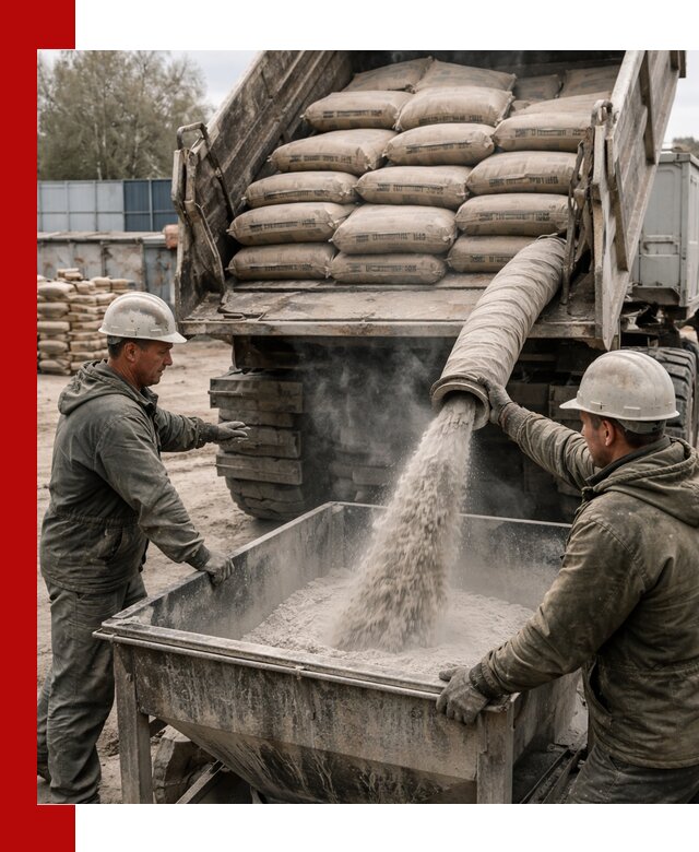 Доставка цемента М400 в Иваново оптом и в розницу