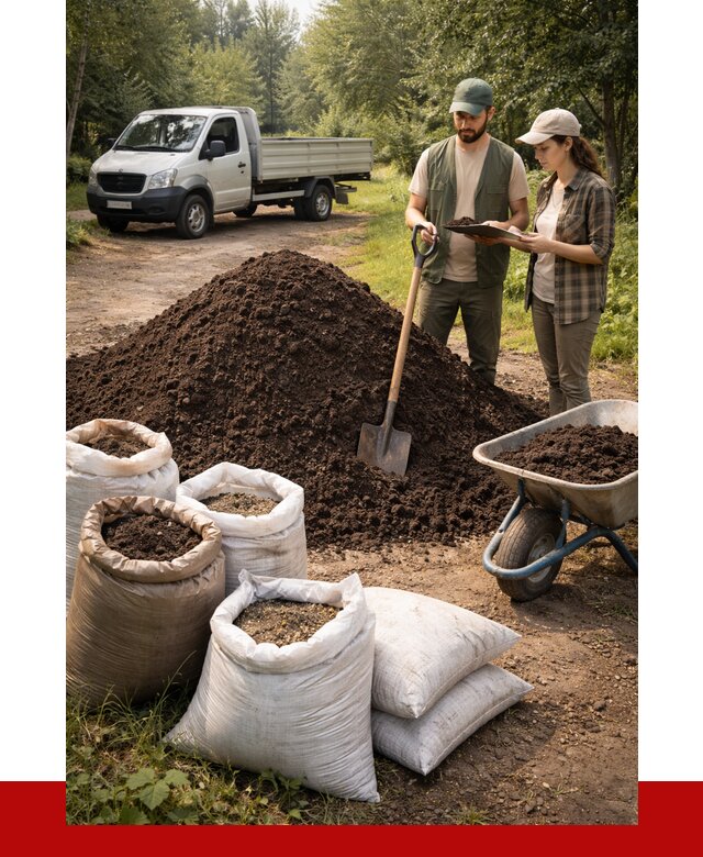 Купить грунт с доставкой в Иваново от 4649 р. за м3 | ПРОНЕРУДВнв