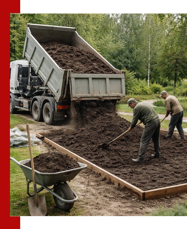 Доставка грунта для озеленения и благоустройства в Иваново