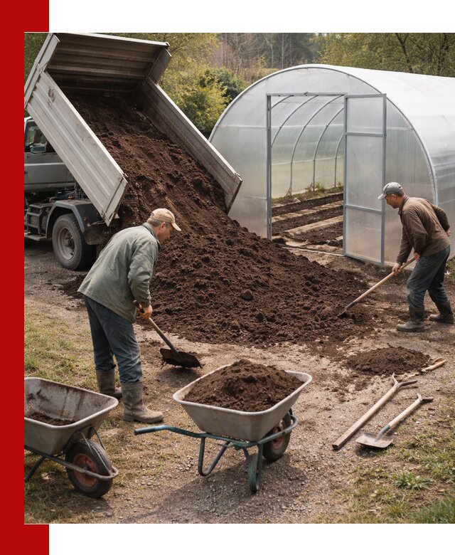 Грунт для теплицы с доставкой в Иваново — плодородный субстрат под растения