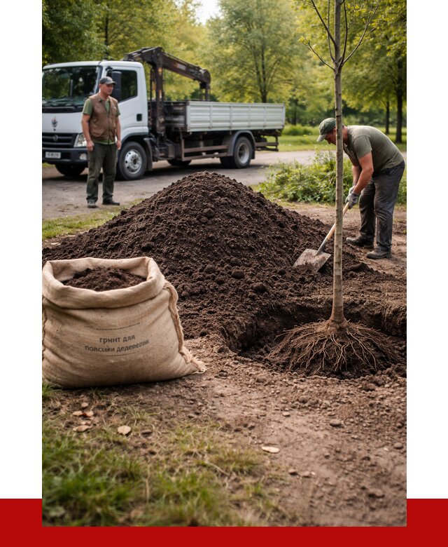Грунт для посадки деревьев в Иваново от 1240 р. | ПРОНЕРУДВнв