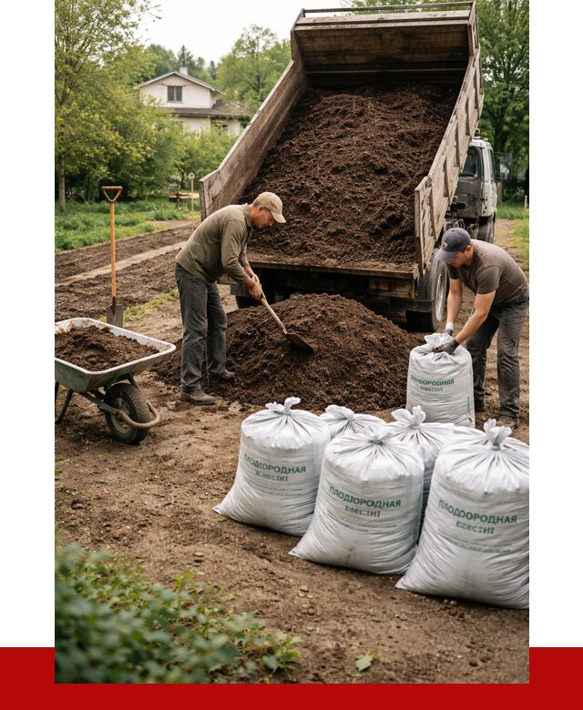 Плодородная смесь в Иваново от 4339 р./куб с доставкой | ПРОНЕРУДВнв