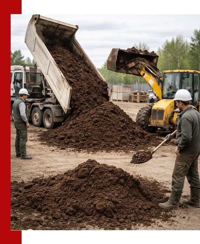 Доставка торфа оптом и в мешках в Иваново