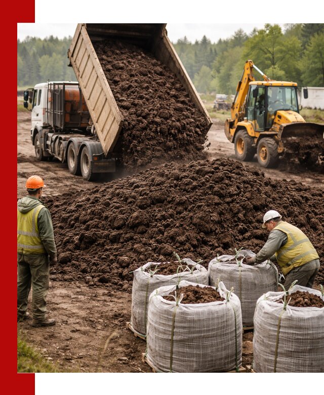Доставка нейтрального торфа в Иваново оптом и в розницу