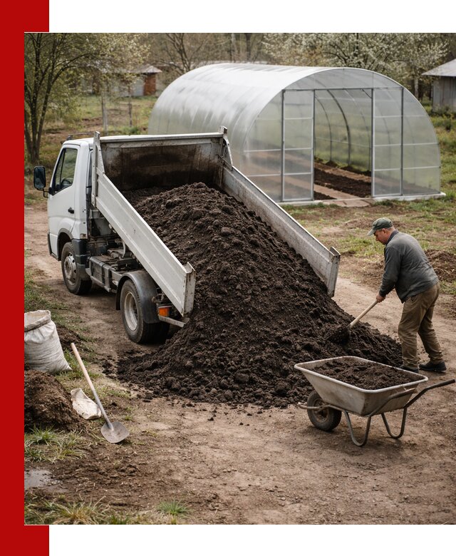 Чернозем для теплицы с доставкой в Иваново