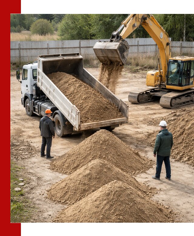 Доставка супеси вагонными и автопартиями в Иваново