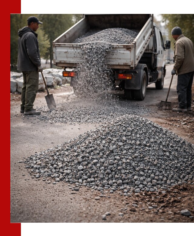 Гранитная крошка для посыпки дорог и тротуаров в Иваново