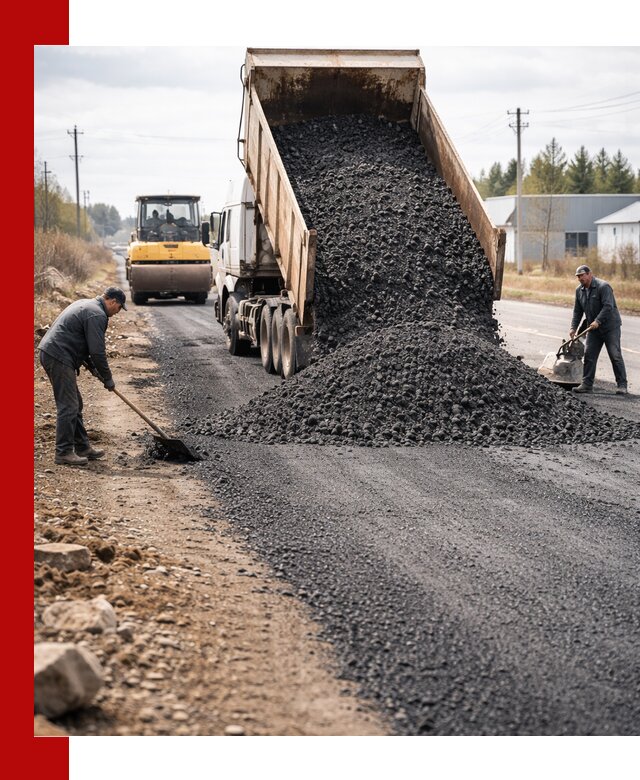 Асфальтовая крошка для дорог в Иваново — поставка и доставка
