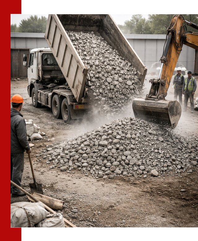 Доставка дробленого бетона в Иваново оптом и в розницу
