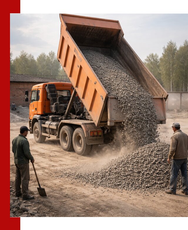 Доставка самосвалом 20 м3 в Иваново быстро и надежно