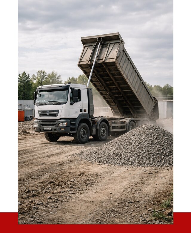 Доставка самосвалом 40 кубов в Иваново от 9299 р. | ПРОНЕРУДВнв