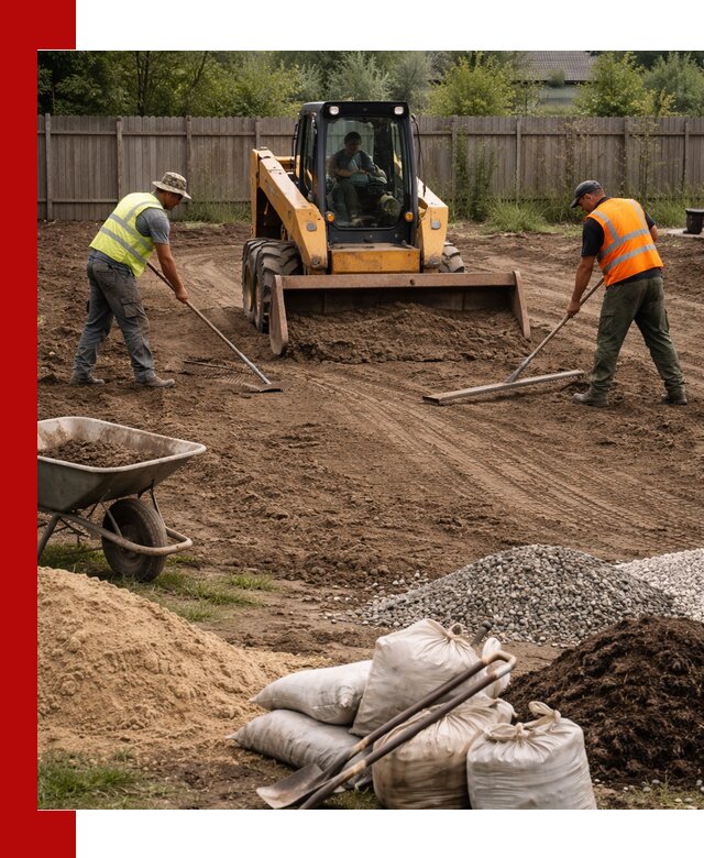 Выравнивание участка под строительство и благоустройство в Иваново