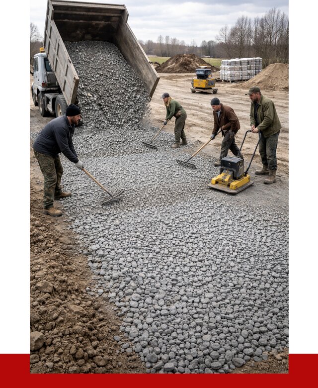 Устройство щебеночной подушки в Иваново от 4649 р. ПРОНЕРУДВнв